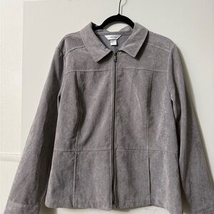 Christopher & Banks Women's Utility Jacket in Gray